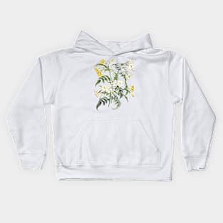 Spring Blossom Botanical Illustration Kids Hoodie